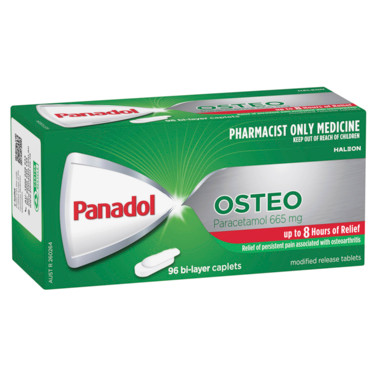 Panadol Osteo 665mg 96 Caplets (S3)