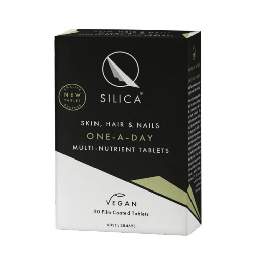 Qsilica One-A-Day Hair Skin Nails Multi Nutrient 30 Tablets