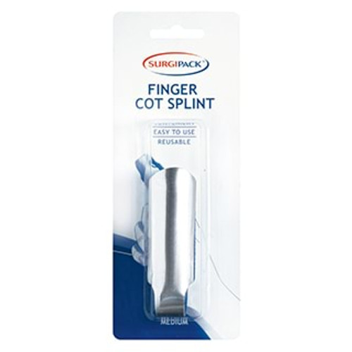 SurgiPack Finger Cot Splint Medium