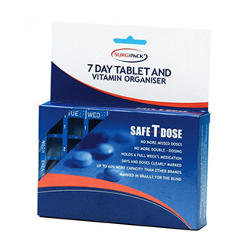 SurgiPack Safe-T-Dose  Weekly Medication Organiser
