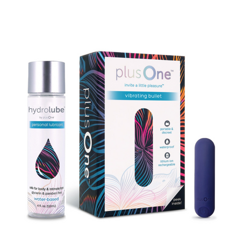 plusOne Vibrating Bullet & Personal Lubricant 30mL