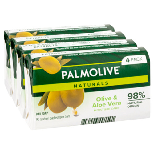 Palmolive Moisture Care Soap Bar 90g 4 Pack