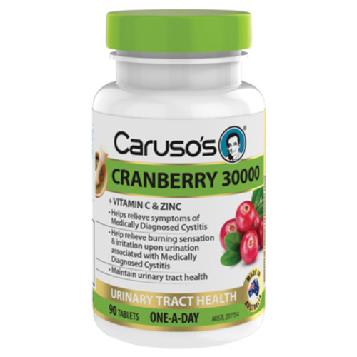 Caruso's Cranberry 30,000 90 Tablets