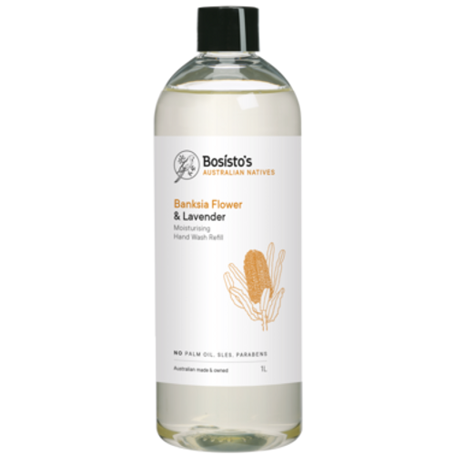 Bosisto's Hand Wash Banksia & Lavendar Refill 1L