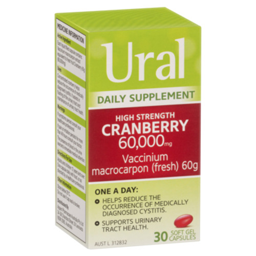 Ural High Strength Cranberry 30 Capsules