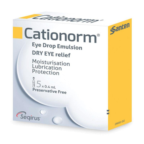 Cationorm Eye Drops 0.4mL x 30 Vials