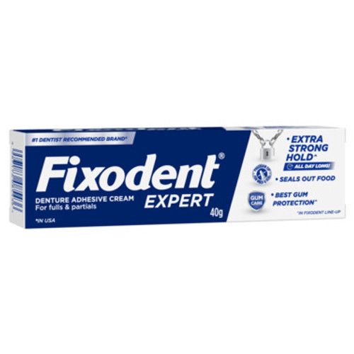 Fixodent Expert Denture Adhesive Cream 40g