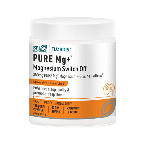 Flordis Pure Mg+ Magnesium Switch Off Powder 165g