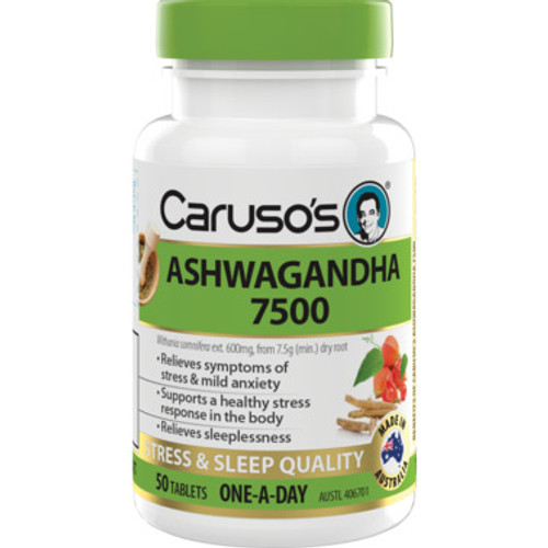 Caruso's Herb Ashwagandha 50 Tablets