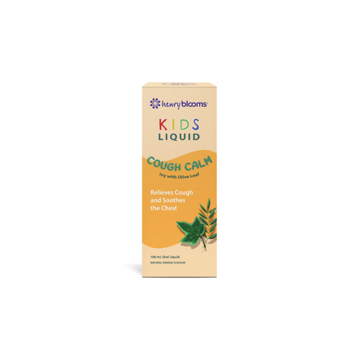 Henry Blooms Kids Liquid Cough Calm Ivy With Olive Leaf 100 mL