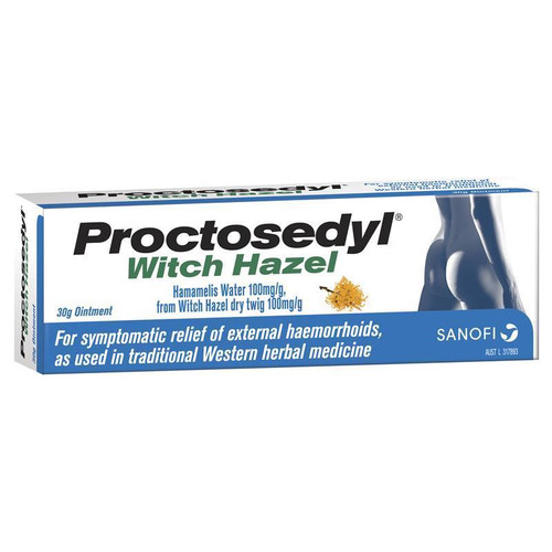 Proctosedyl Witch Hazel Oint 30g