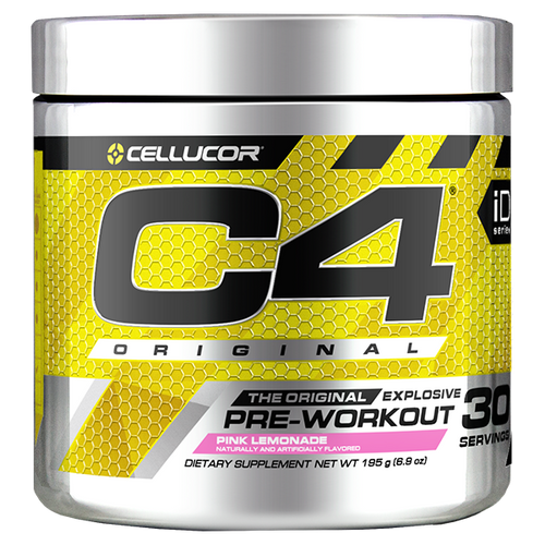 Cellucor C4 Original Pre Work Out Formula Pink Lemonade 30 Serves 190g