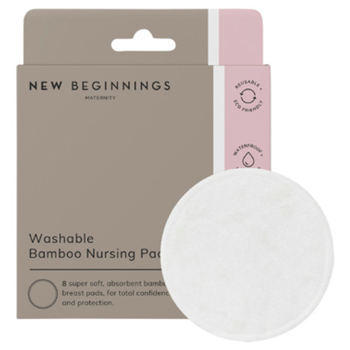 New Beginnings Washable Breast Pads 8 Pack