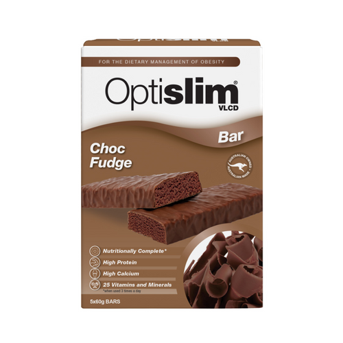 Optislim VCLD Chocolate Fudge Bar 60g 5 Pack