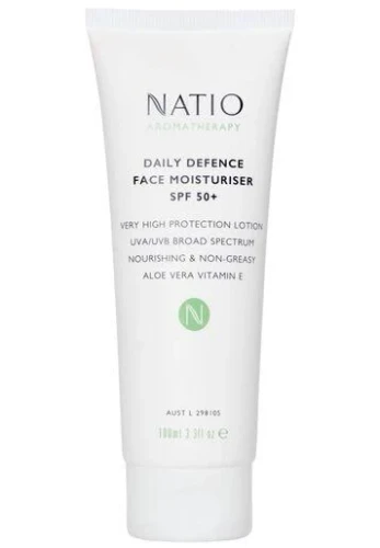 Natio Daily Defence Face Moisturiser SPF 50+ 100mL