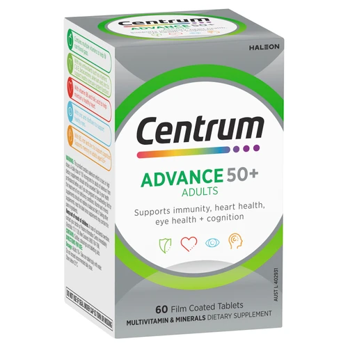 Centrum Advance 50+ Adults 60 Capsules