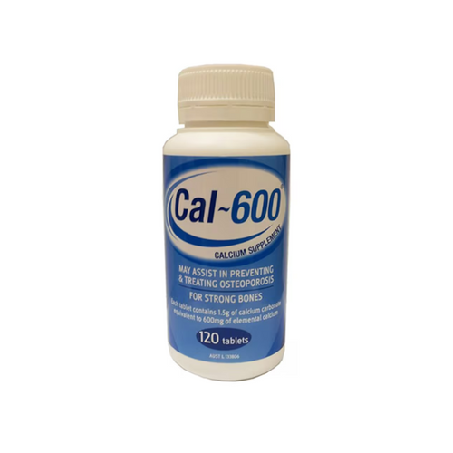 Cal-600 Calcium 1500mg 120 Tablets