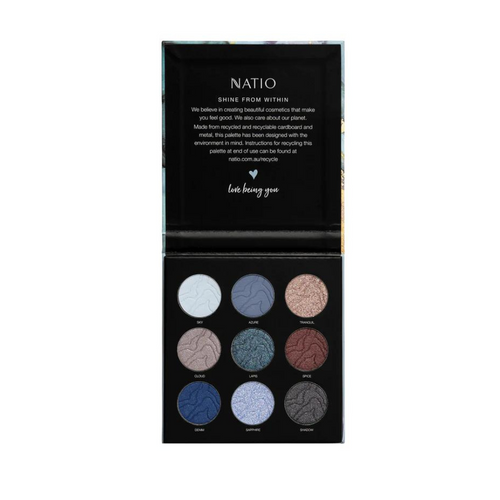 Natio Marine Lapis Mineral Eyeshadow Palette