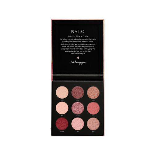 Natio Rose Quartz Mineral Eyeshadow Palette