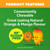 Cenovis Kids Chewable Triple Action Vit C, D & Zinc Orange & Mango Flavour 60 Chewable Tablets