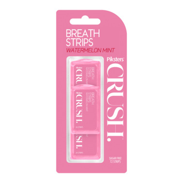 Piksters Crush Breath Strips Watermelon Mint 72 Pack