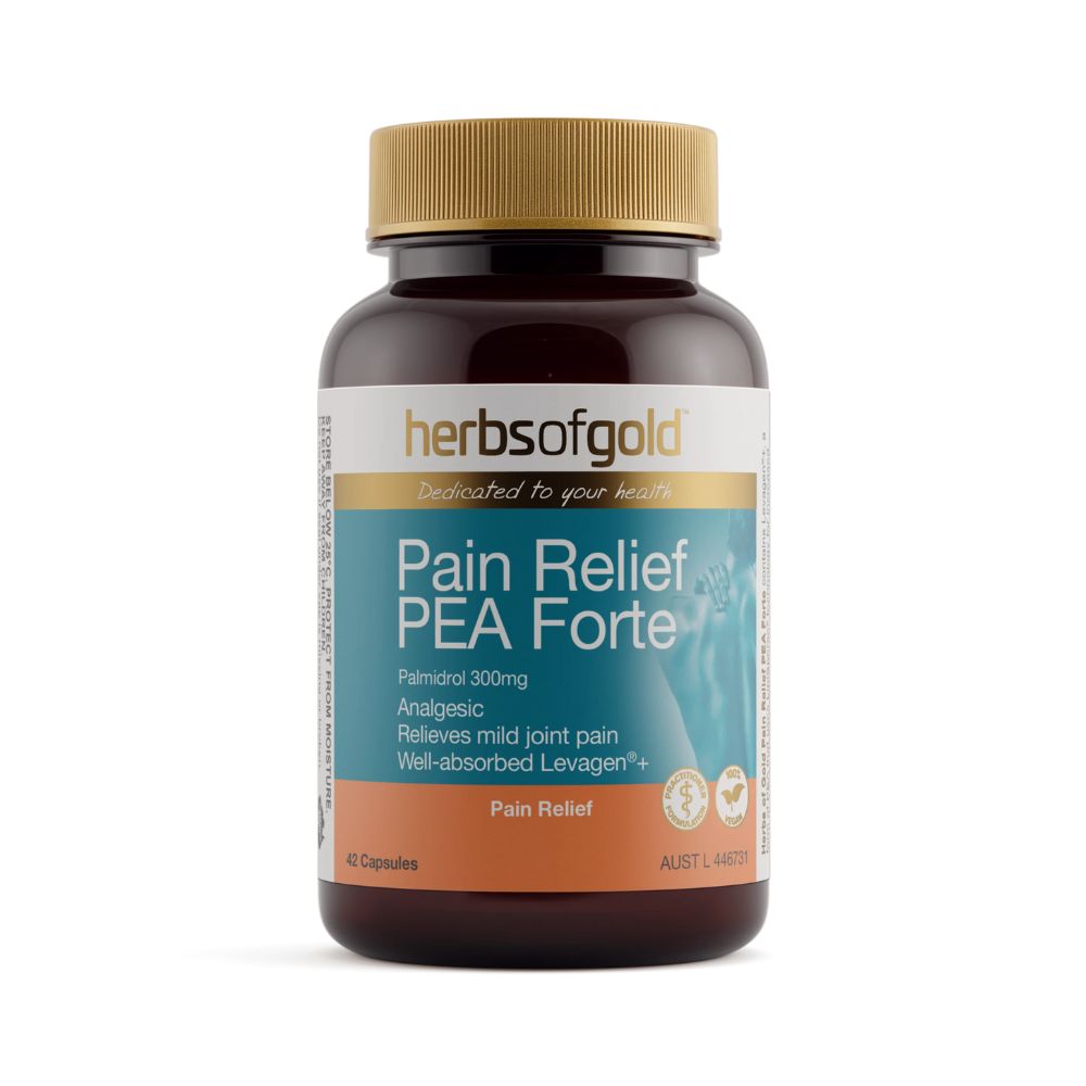 Herbs Of Gold Pain Relief PEA Forte 42 Capsules