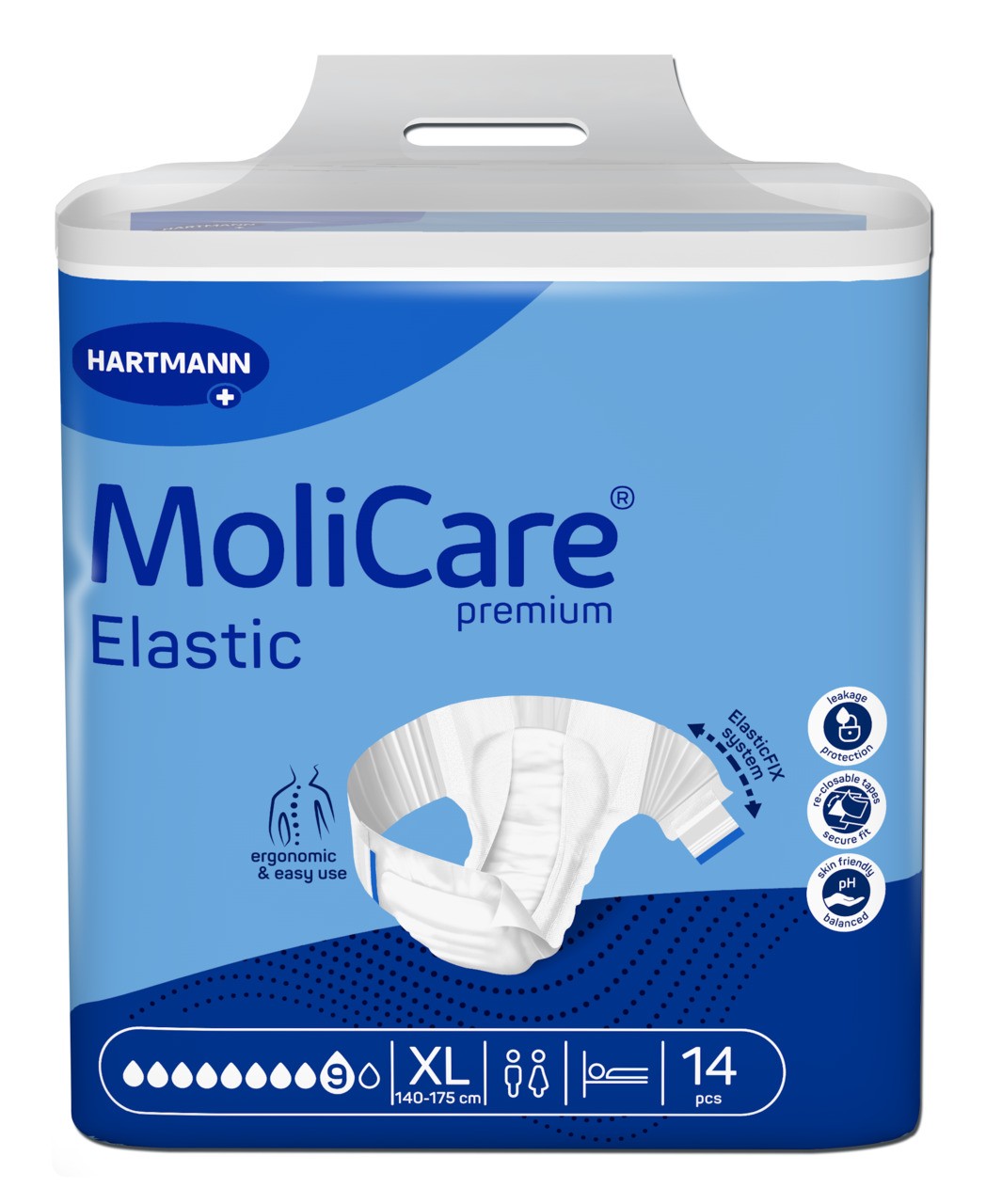 Molicare Premium Elastic 9 Drop XL 14 Pack