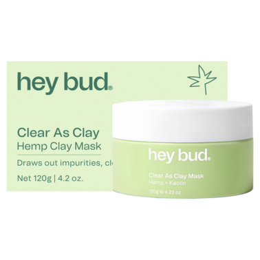 Hey Bud Clear as Clay  Clay Mask 120g