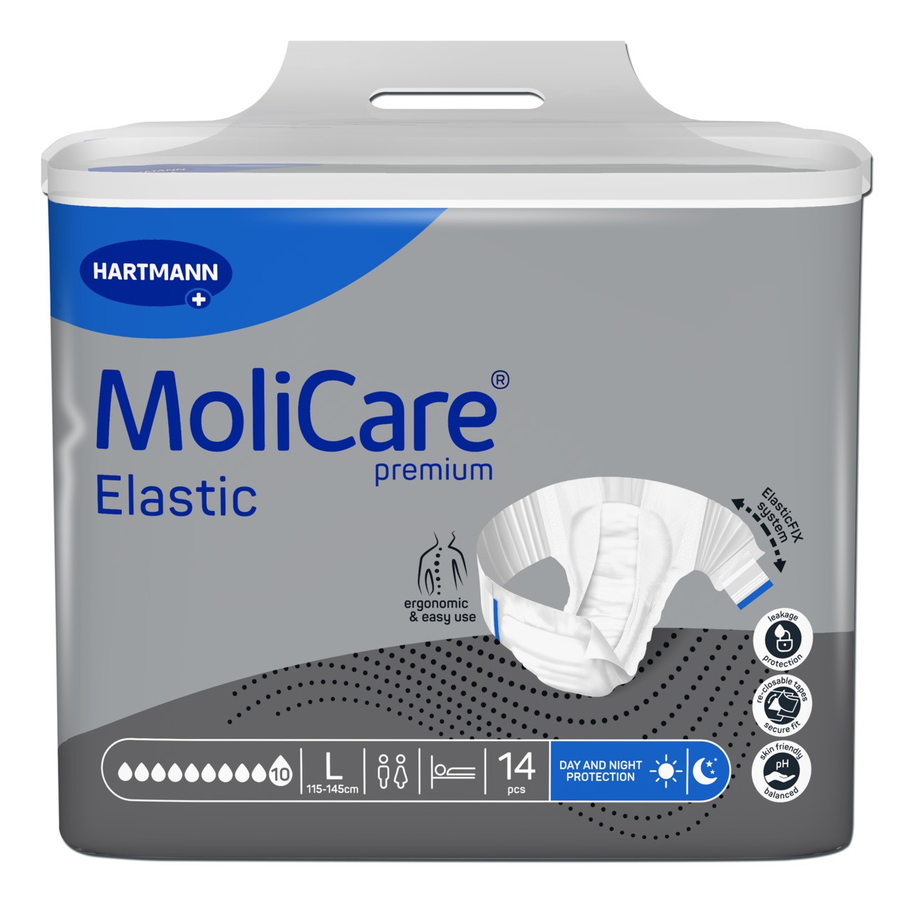 Molicare Premium Elastic 10 Drop Large 14 pack