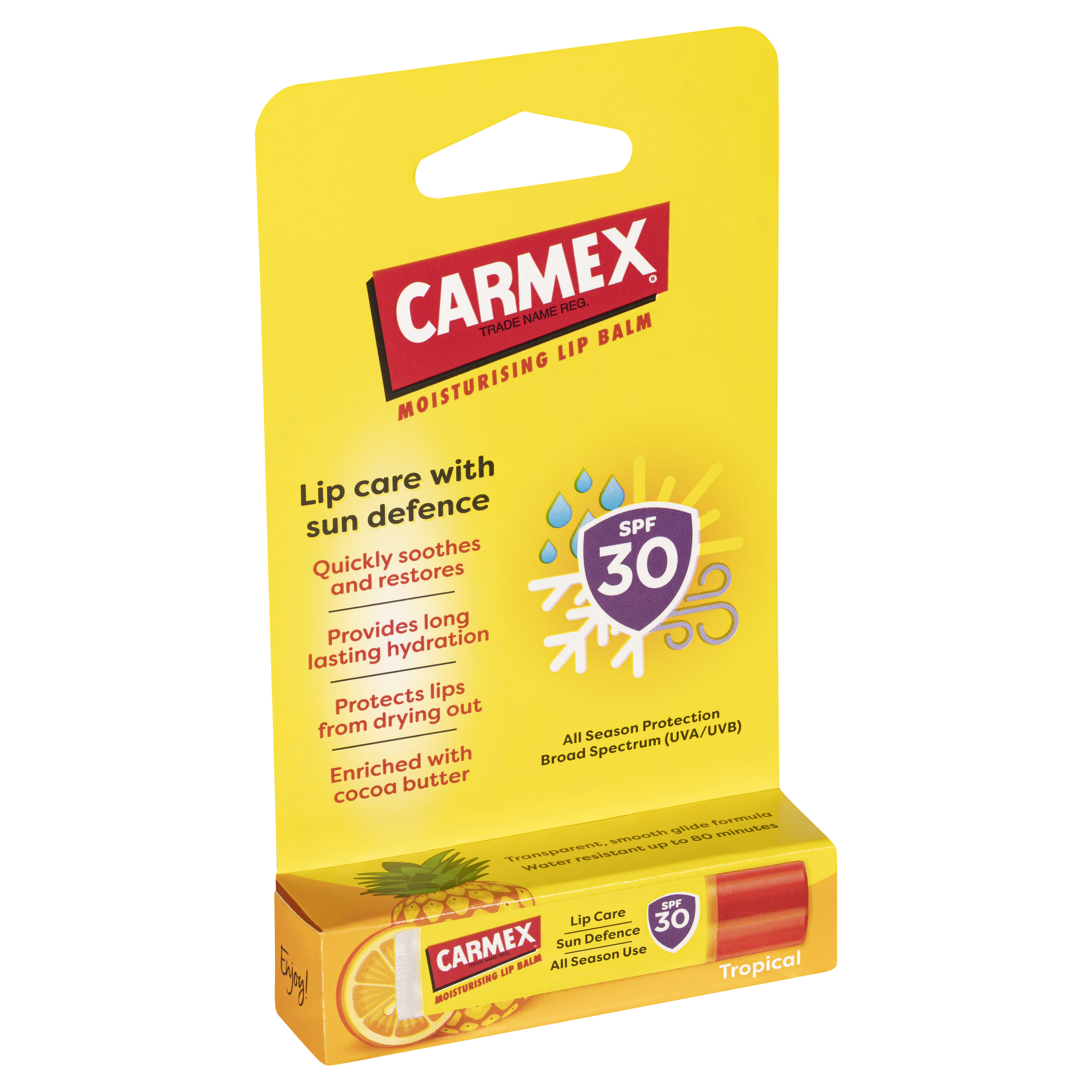 Carmex Lip Balm Tropical Sun Defence SPF30 4.25g