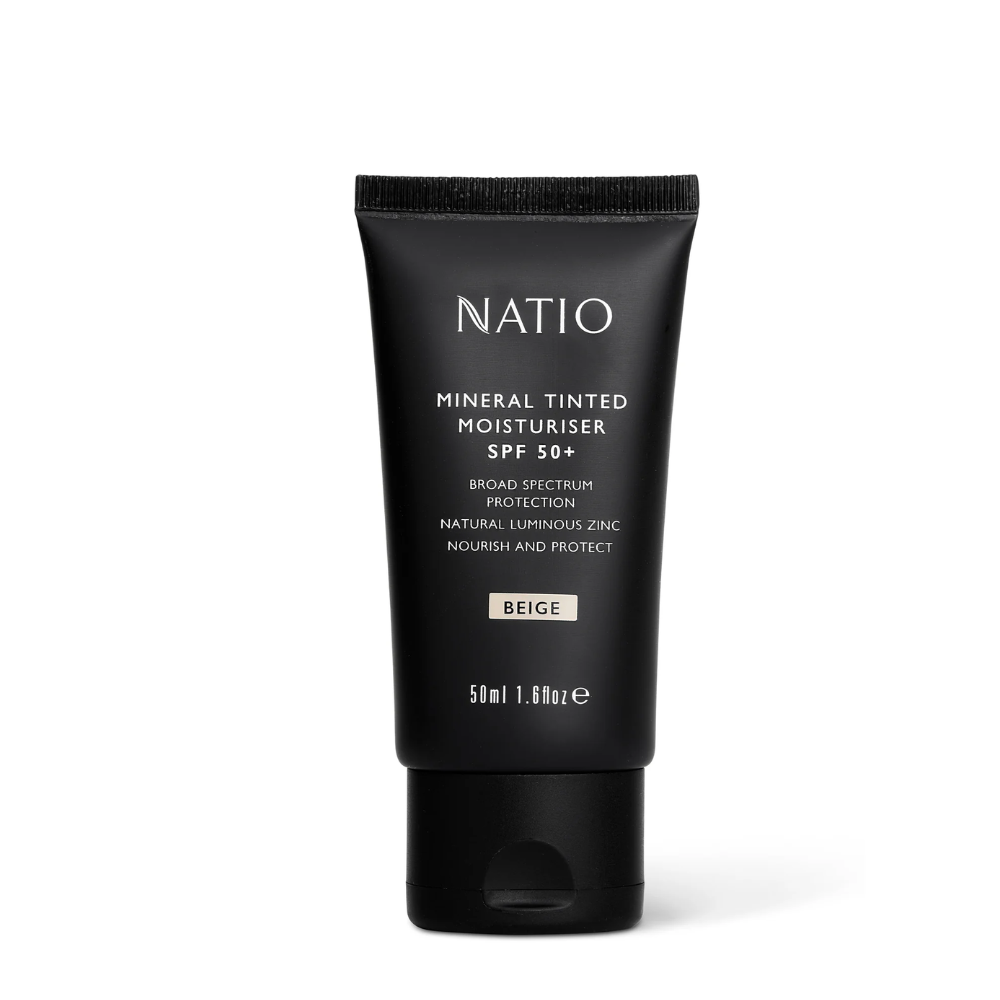 Natio Mineral Tinted Moisturiser SPF 50+ Beige 50mL