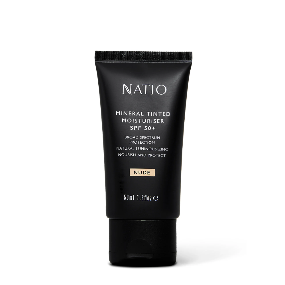 Natio Mineral Tinted Moisturiser SPF 50+ Nude 50mL