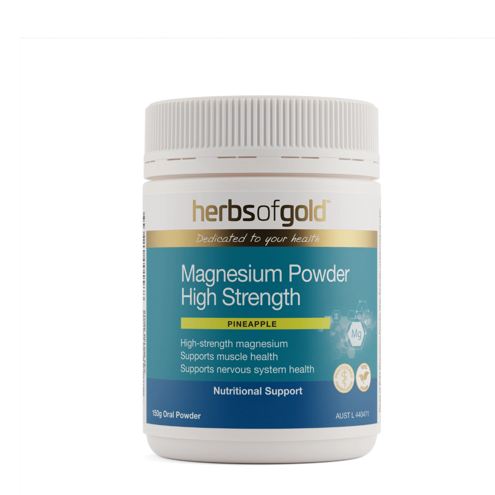 Herbs of Gold Magnesium High Strength Powder 150g