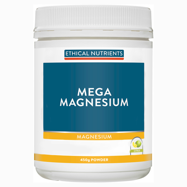 Ethical Nutrients Mega Magnesium Powder Citrus 450g