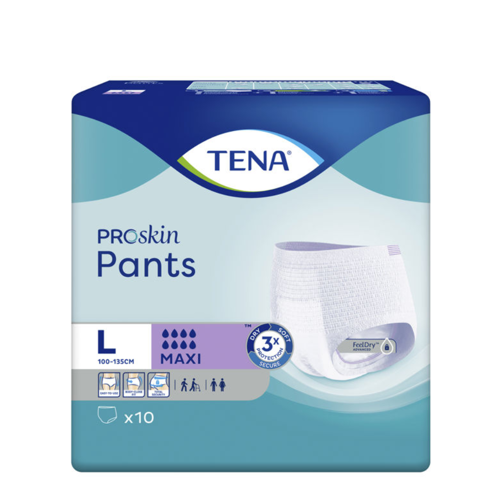 TENA ProSkin Pants Maxi Large 10 Pack