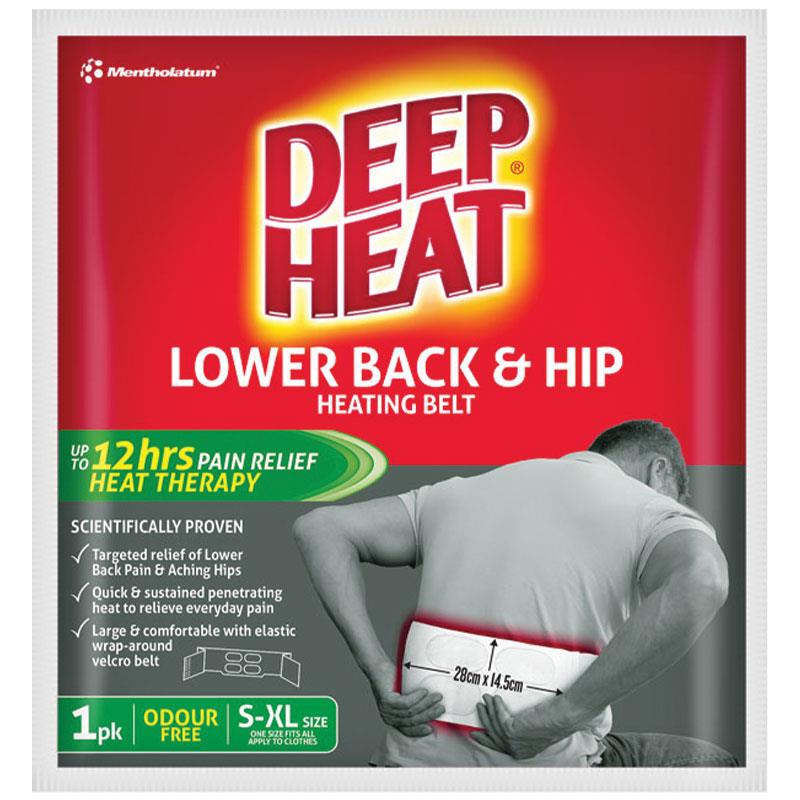 Deep Heat Lower Back and Hip Heat Belt 1 Pack