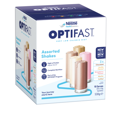 Optifast VLCD Shake Assorted 53g 10 Sachets