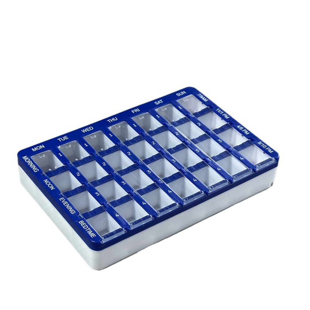 Surgical Basics Weekly Pill Box 4 Daily Sections