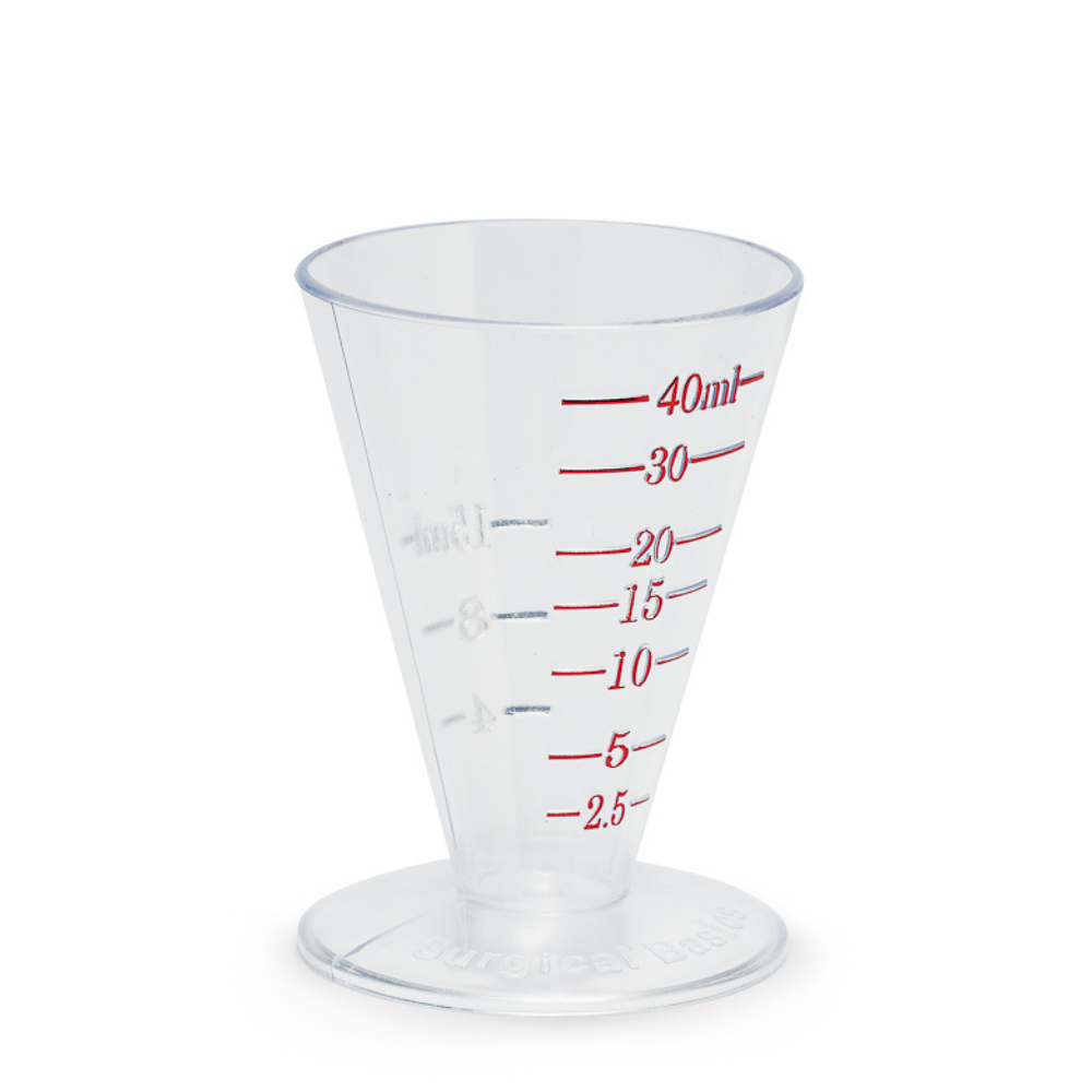 Surgical Basics Conical Medicine Measures 40mL