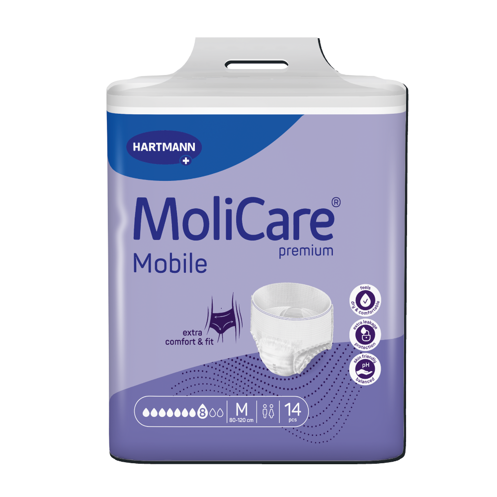 MoliCare Premium Mobile Pants 8 Drops Medium 14 Pack