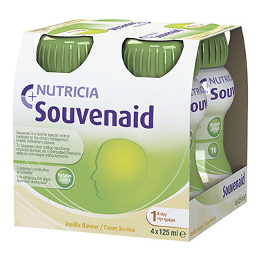 Souvenaid Memory Drink Vanilla 125mL 4 Pack