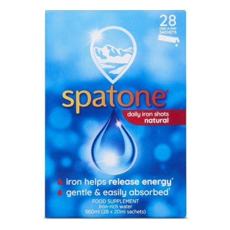 SpaTone 100% Natural Iron Supplement - 28 Sachets