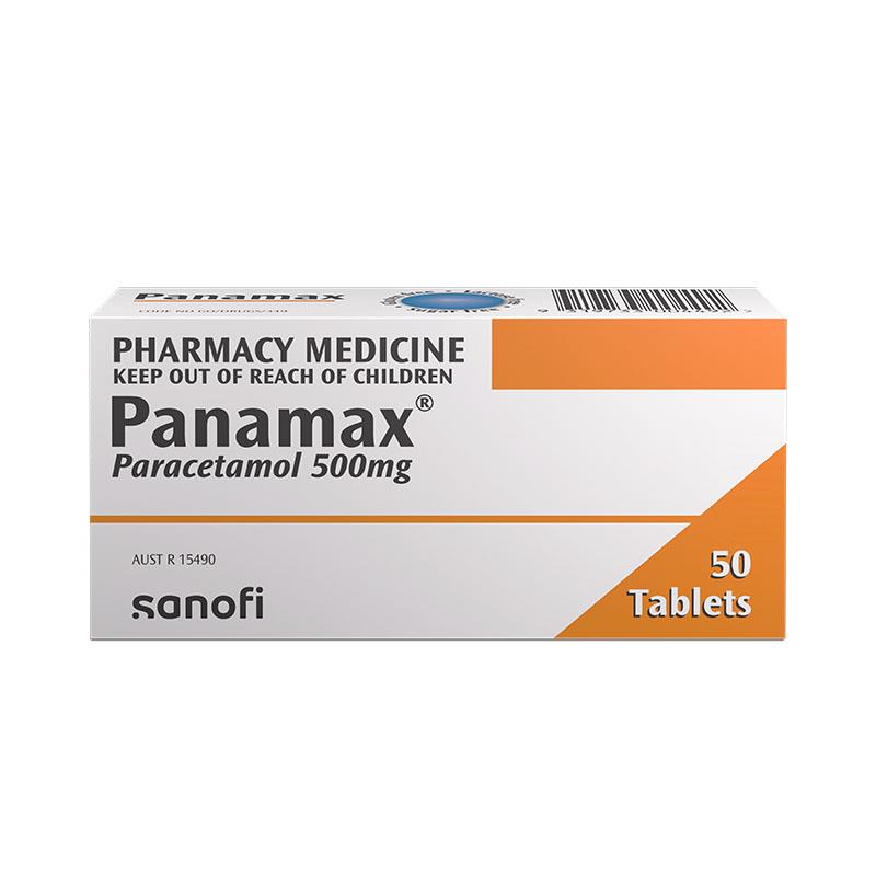 Panamax  500mg 50 Tablets