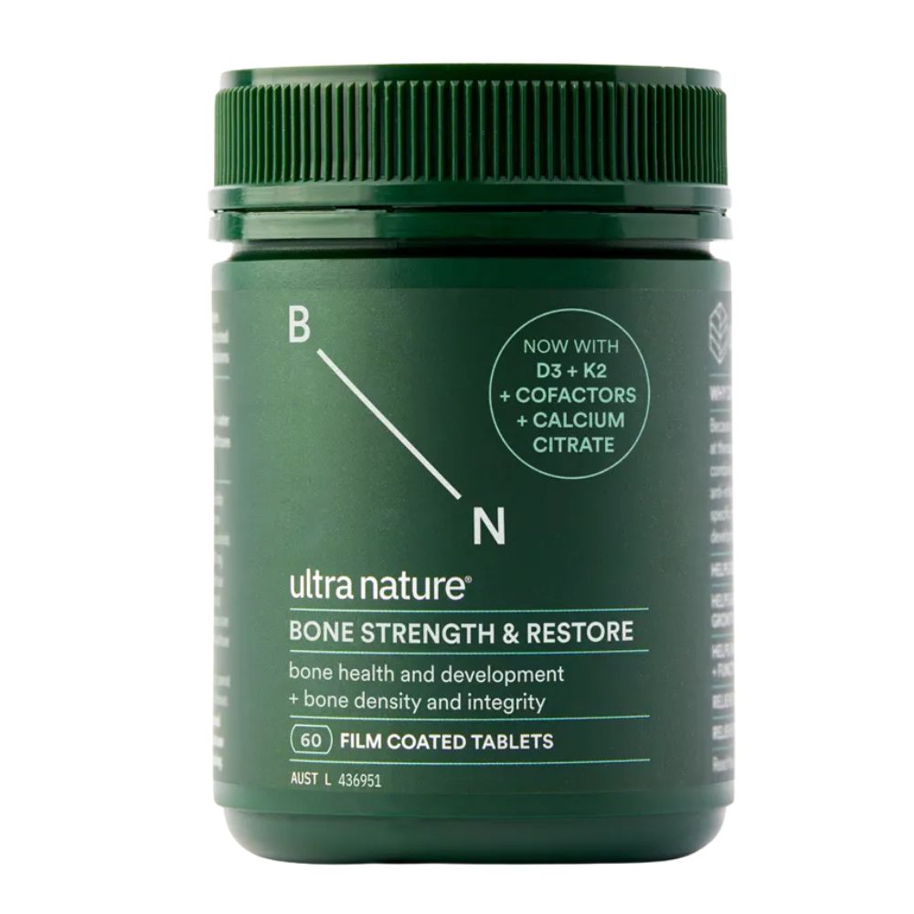 Ultra Nature Bone Strength + Restore 60 Tablets