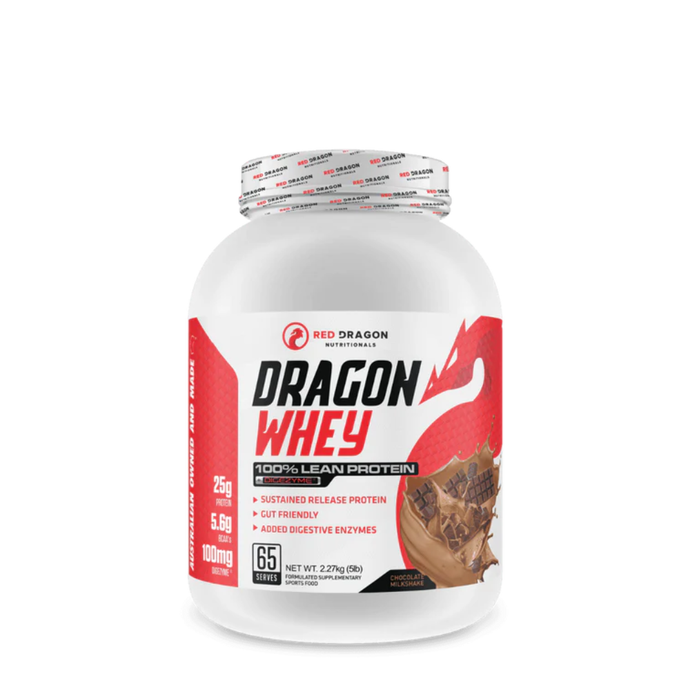 Red Dragon Dragon Whey Chocolate Milkshake Flavour Powder 14 Serves 490g