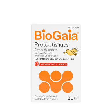 BioGaia Protectis Kids 30 Strawberry Flavoured Chewable Tablets