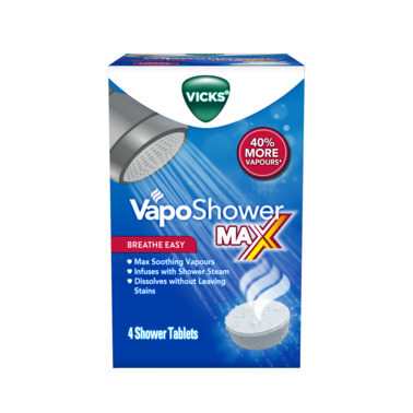 Vicks VapoShower Max 4 Shower Tablets