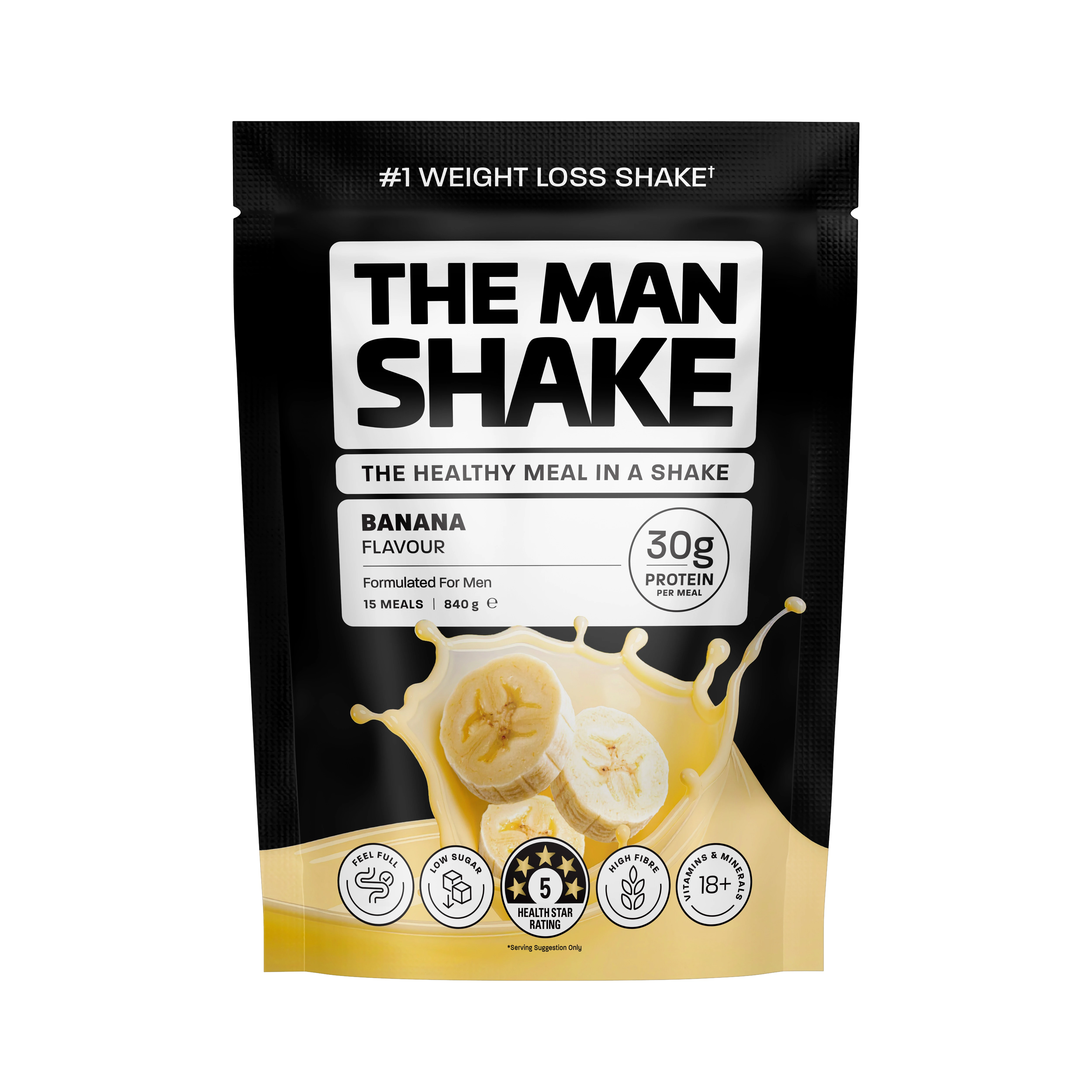 The Man Shake Banana 840g