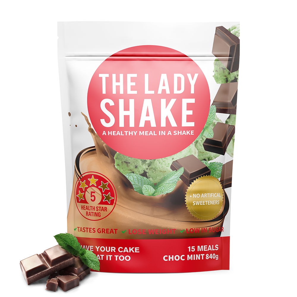 The Lady Shake Choc Mint 840g | Blooms The Chemist