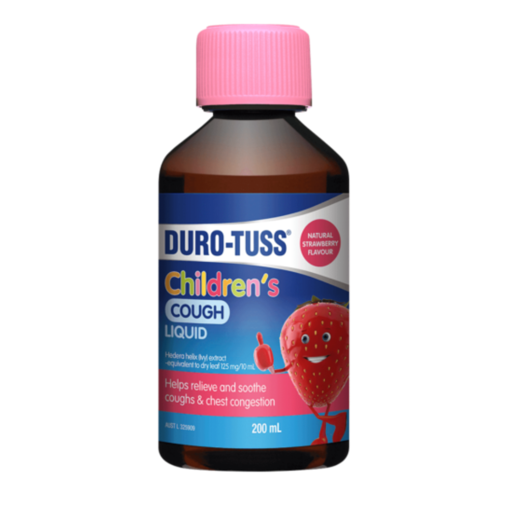 Duro-Tuss Children's Cough Liquid Strawberry 200mL